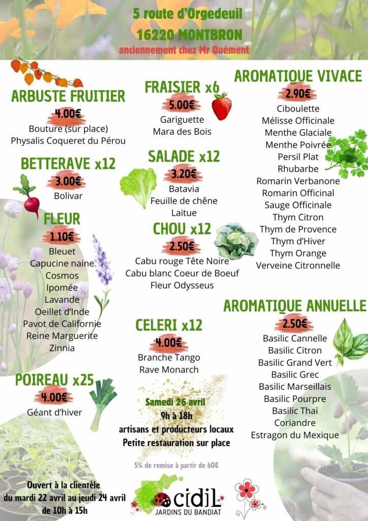 foire aux plants 2025