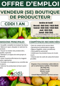 offre d'emploi vente en boutique